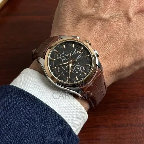 Tissot Leather Belt Men's Quality Watch