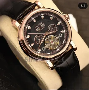 Tevise Skeleton Automatic Watch Features a Striking Black Dial