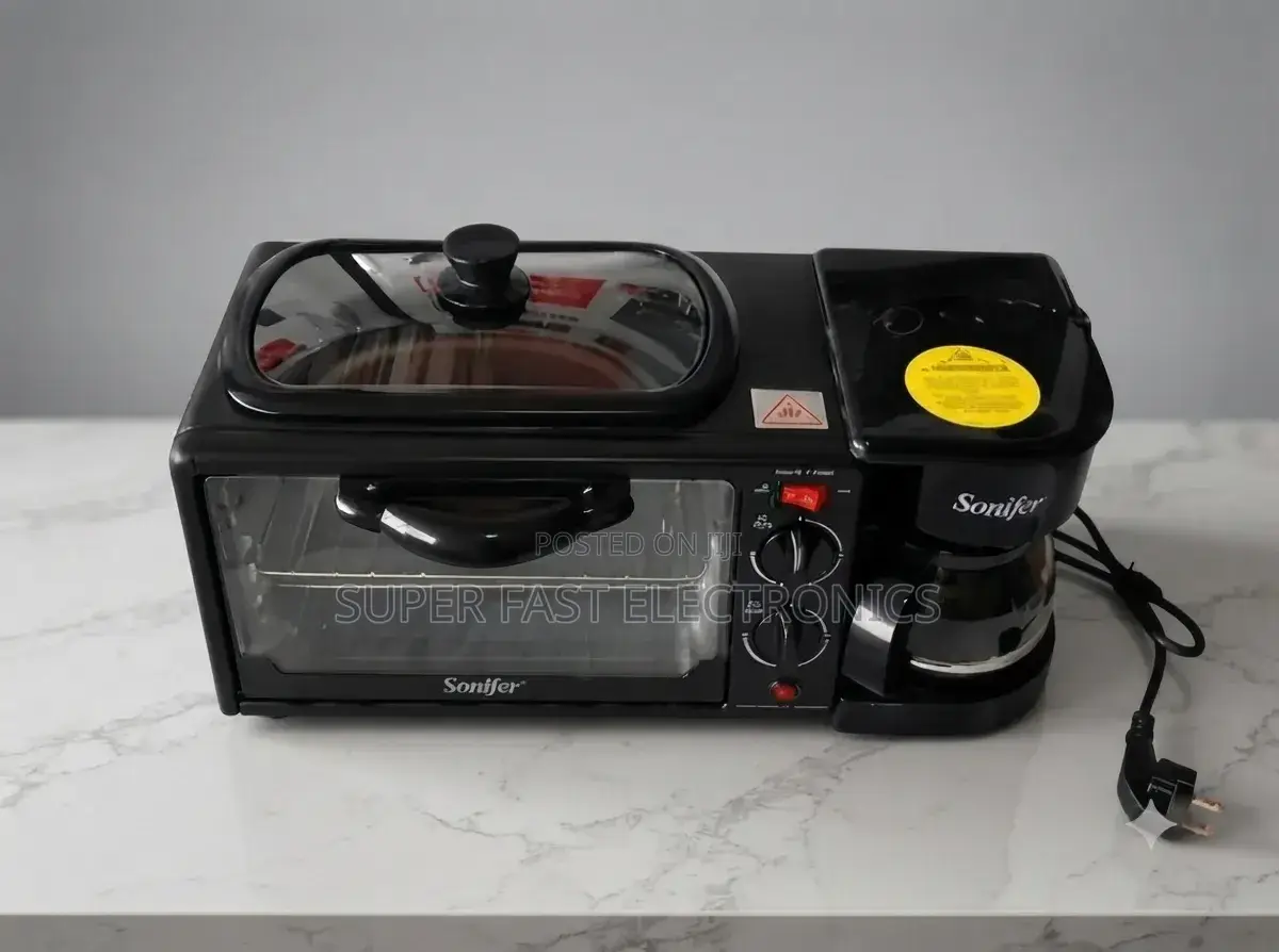 Sonifer Breakfast Maker. 3-in-1 This All-in-One Breakfast Station