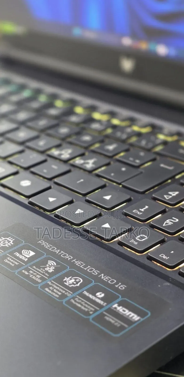 New Laptop Acer Predator Helios Neo 16 16GB Intel Core i9 SSD 1T