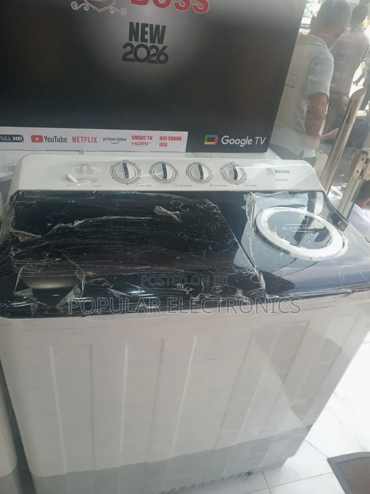 BOSS 16KG WASHING Machine Manual System