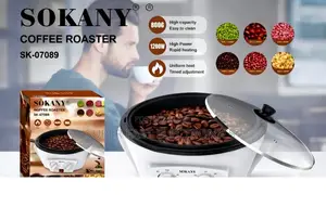 SOKANY Coffee Roaster – 800g Capacity, 1200W Electric Coffee