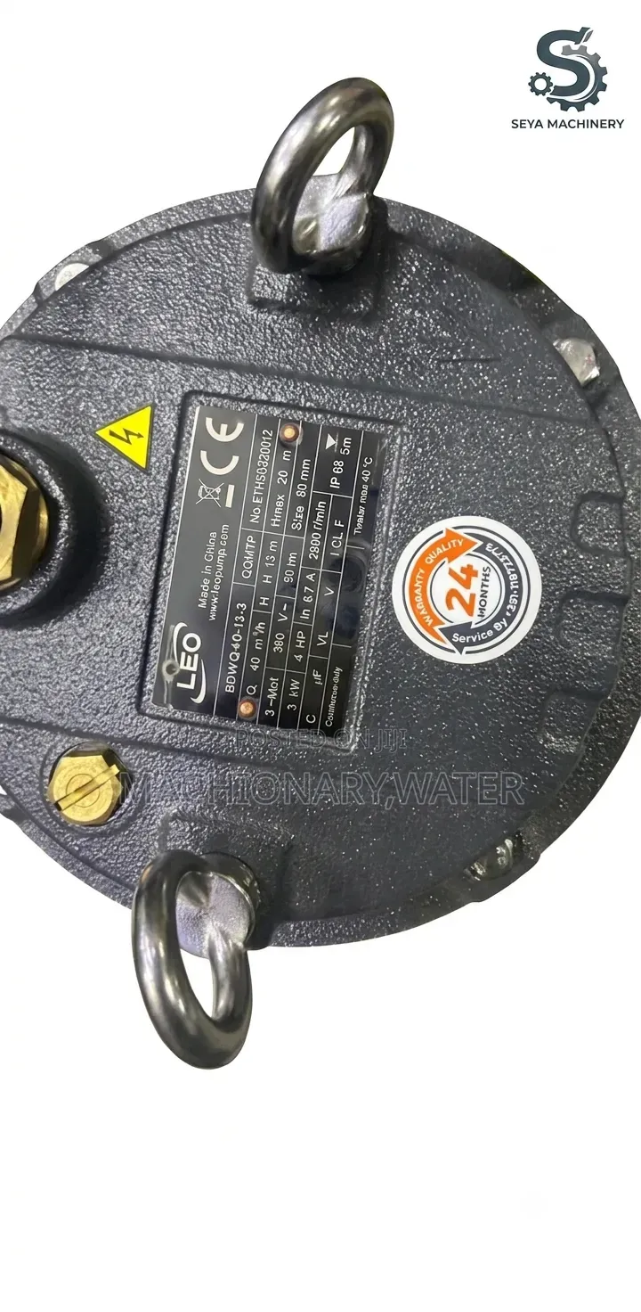 Leo Submersible Sewage Pump 4hp