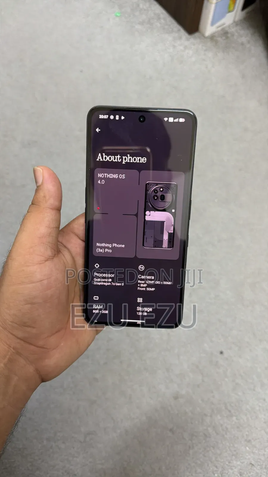 New Nothing Phone 3a Pro 128 GB Black