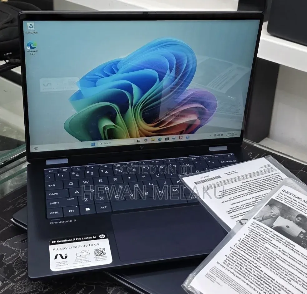 New Laptop HP OmniBook X Flip 14" 16GB Intel Core Ultra 7 SSD 1T