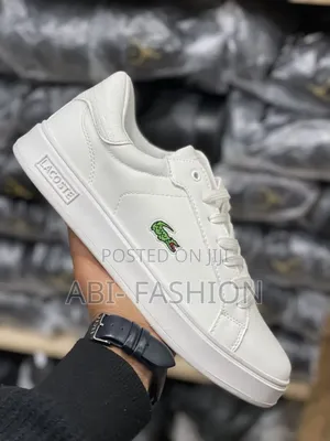 Lacoste Mens Flat #Color White
