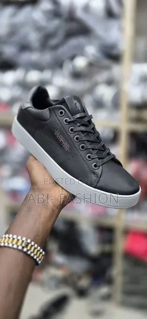 U.S Polo Assassin Black X With Sole