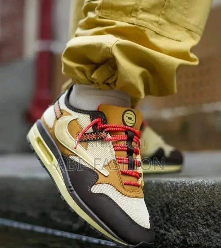 Nike AirMax 1 X Travis Scott Cactus Jack Baroque Brown Shoes