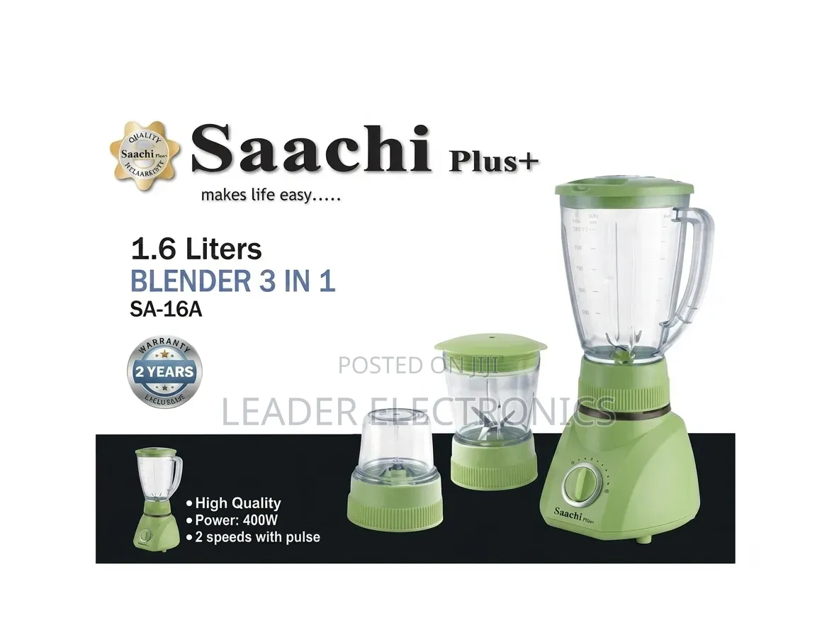 Saachi Blender Juicer 1.6 – Powerful Blending, Fresh Juice Healthy