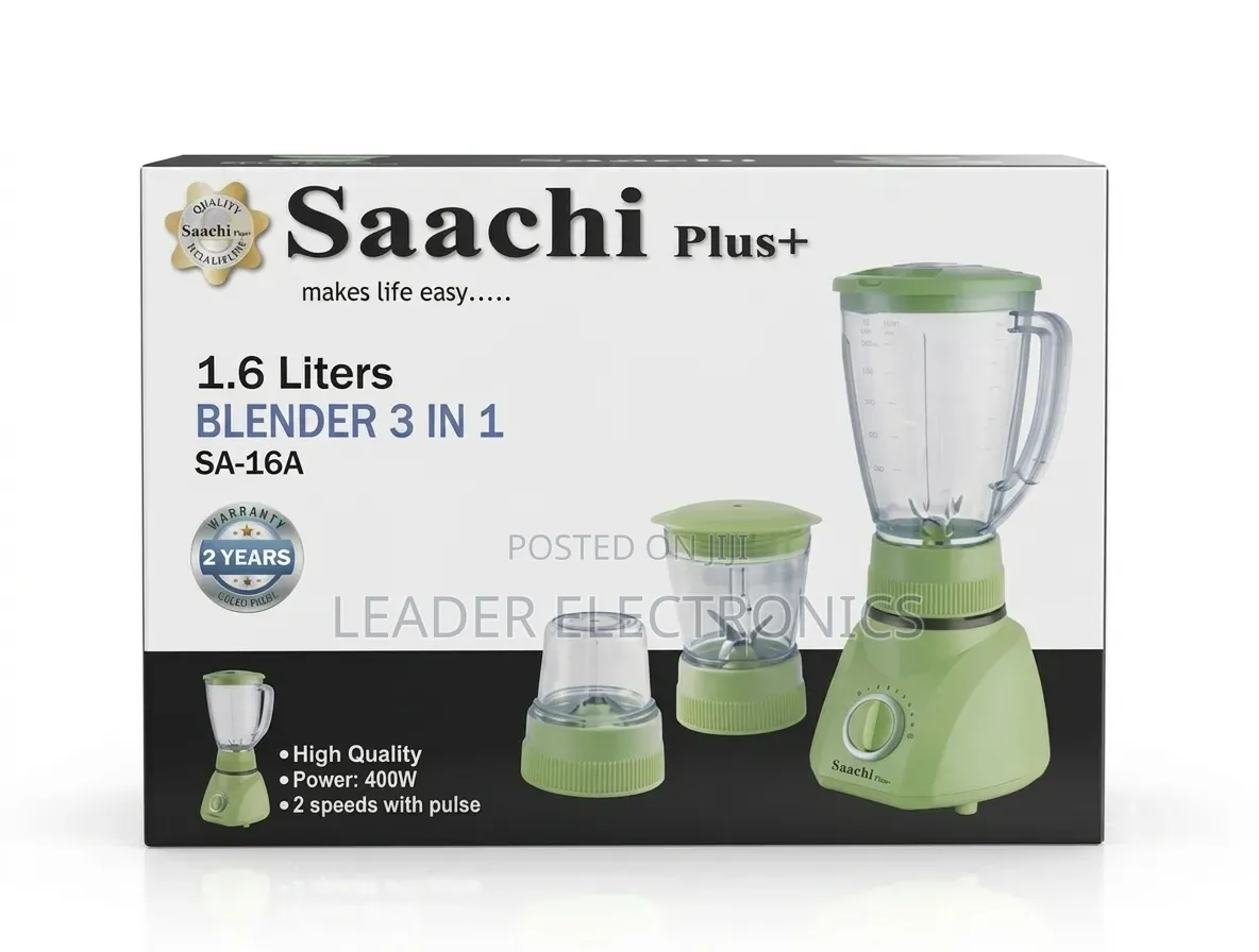 Saachi Blender Juicer 1.6 – Powerful Blending, Fresh Juice Healthy