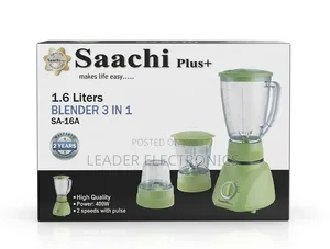 Saachi Blender Juicer 1.6 – Powerful Blending, Fresh Juice Healthy