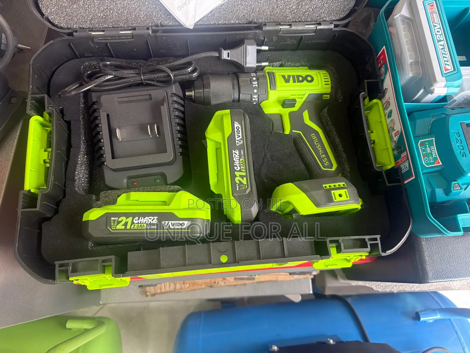 VIDO 21V Cordless Brushless Impact Drill
