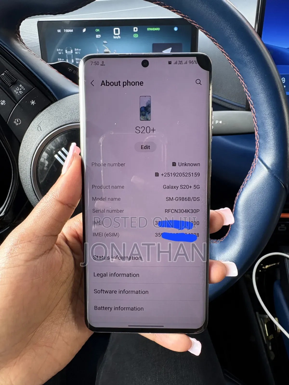 Samsung Galaxy S20+ 5G 128 GB Gray