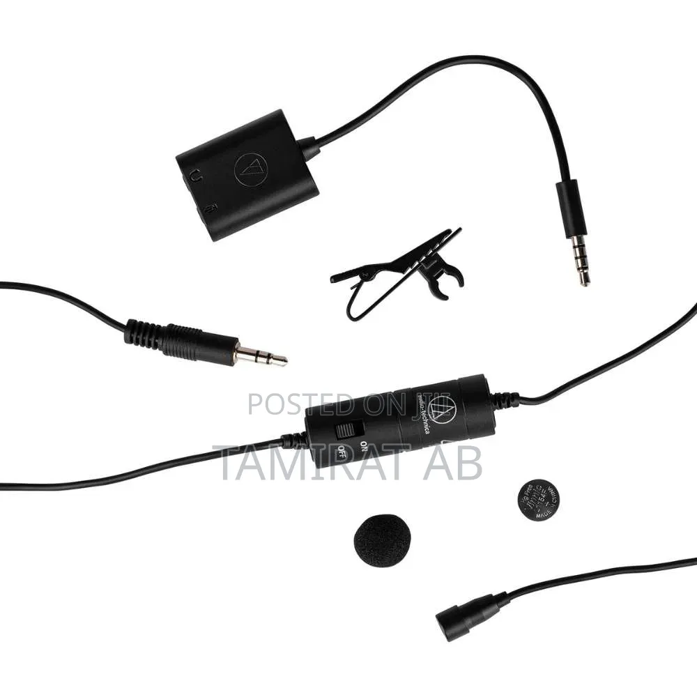 Audio-Technica ATR-3350xiS | Professional Omnidirectional Lavalier Mic