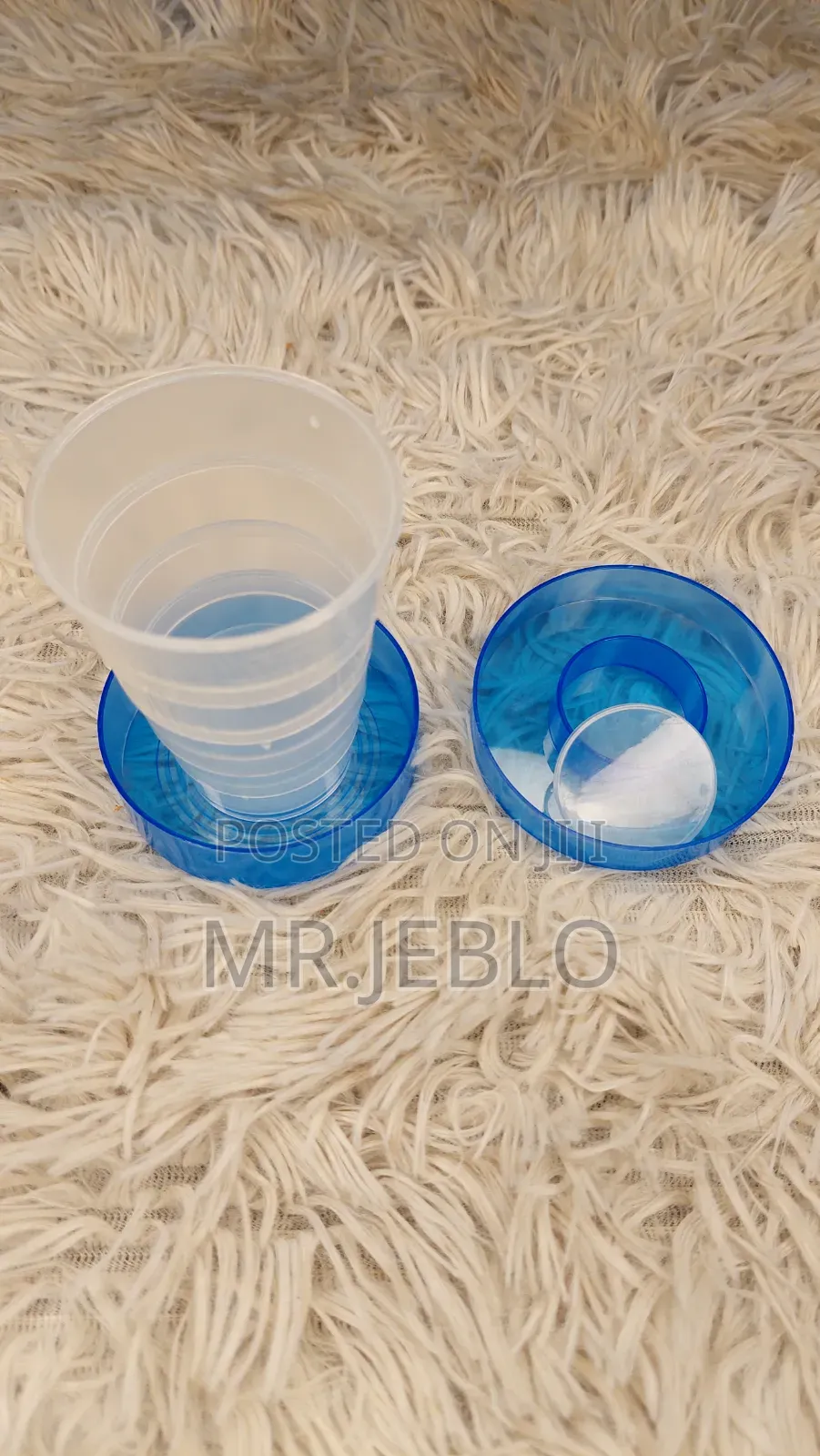 Portable Folding Travel Cup With Storage Case | Brand New የፀበል መጠጫ