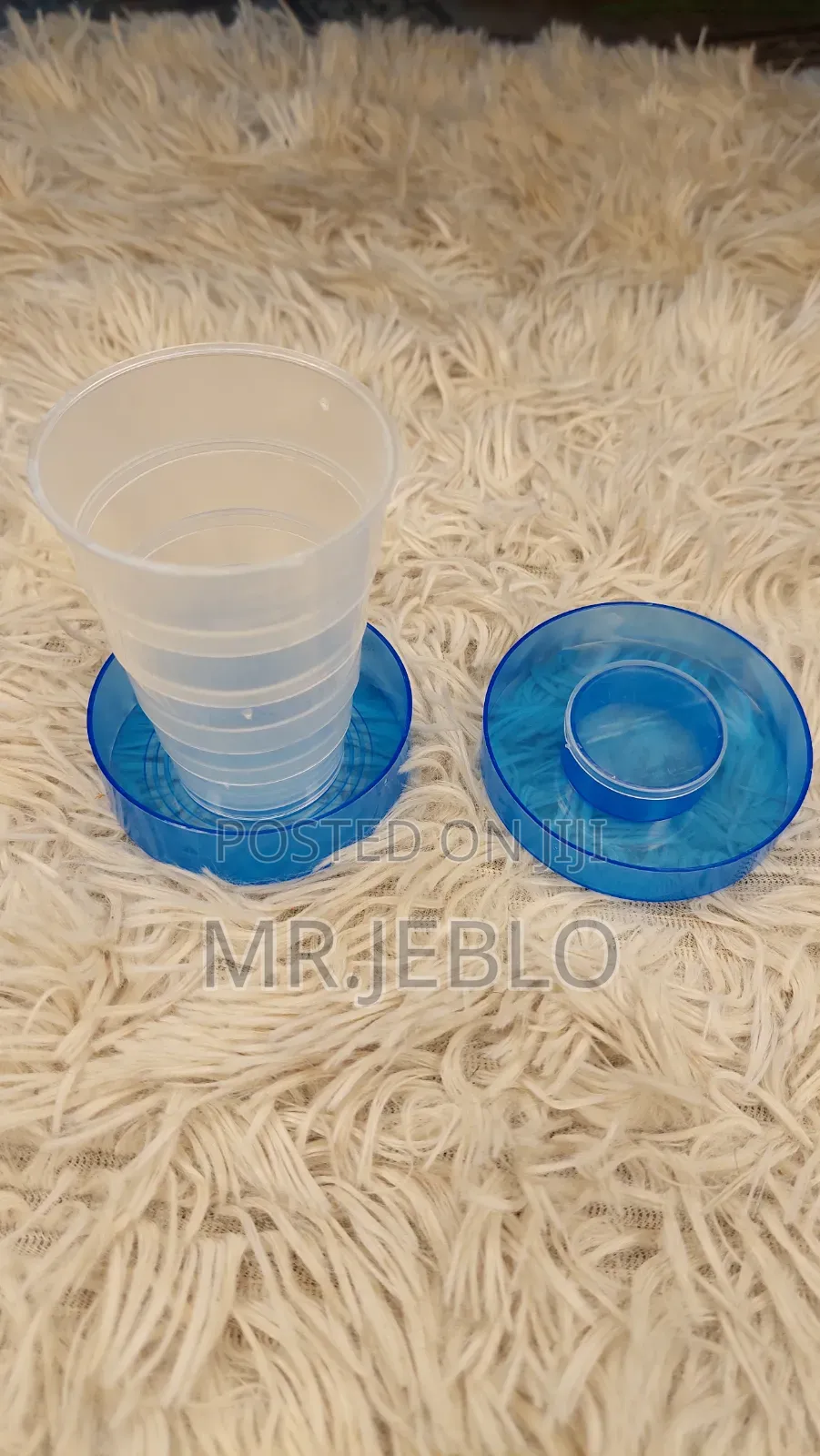 Portable Folding Travel Cup With Storage Case | Brand New የፀበል መጠጫ