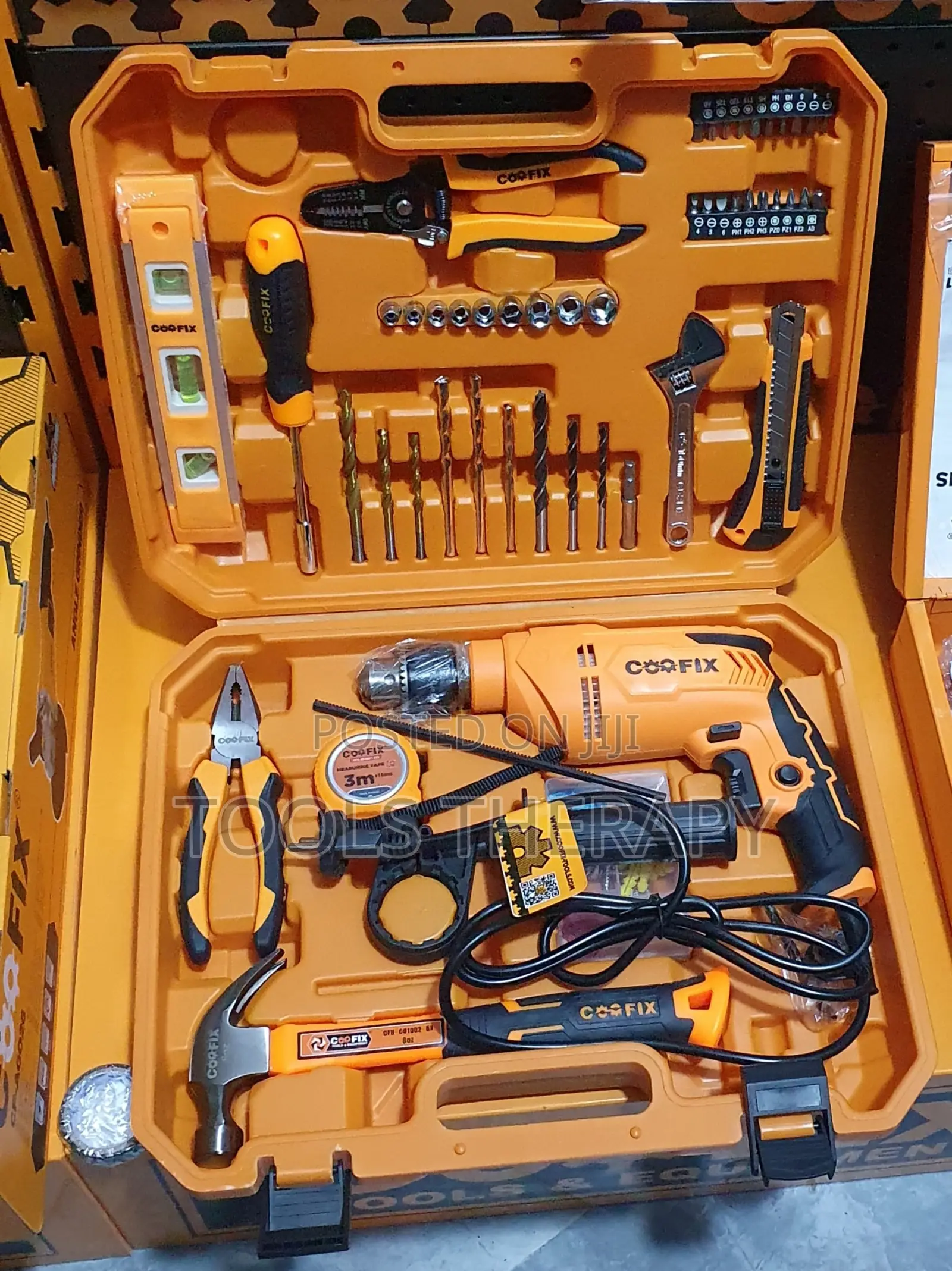 ሙሉ የመጋዘን እቃ በአንድ ሳጥን! Coofix 114 PCS Multi-Purpose Tool Kit!
