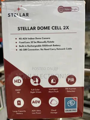 Stellar Dome Cell 2X 4G Smart Outdoor Camera