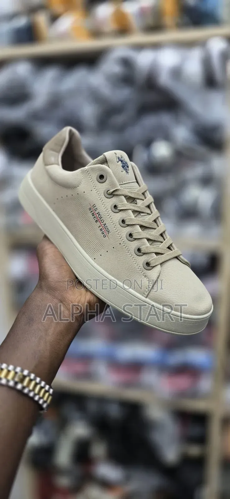 Us Polo ASSN Since 1890 High Master Quality Flat Lather Shoes for Man