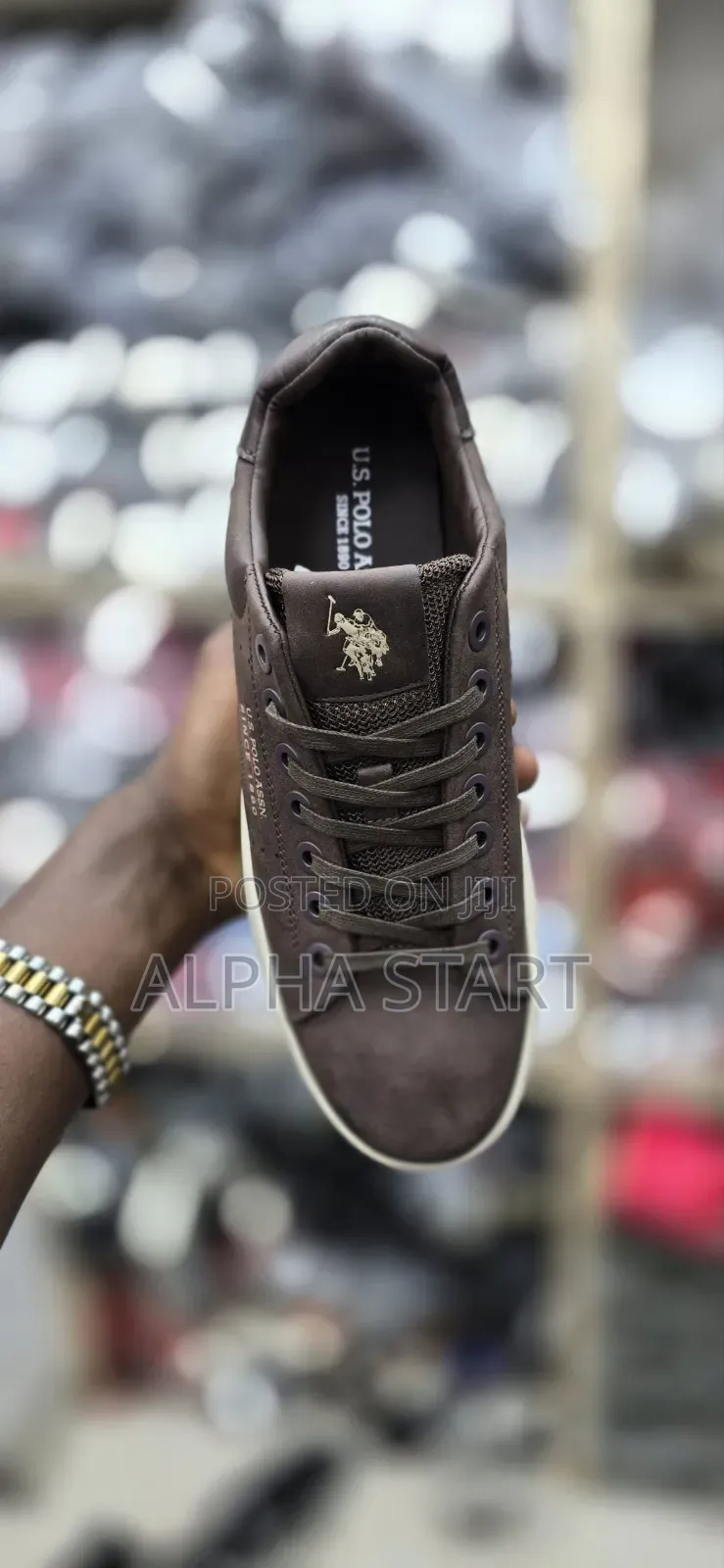 Us Polo ASSN Since 1890 High Master Quality Flat Lather Shoes for Man