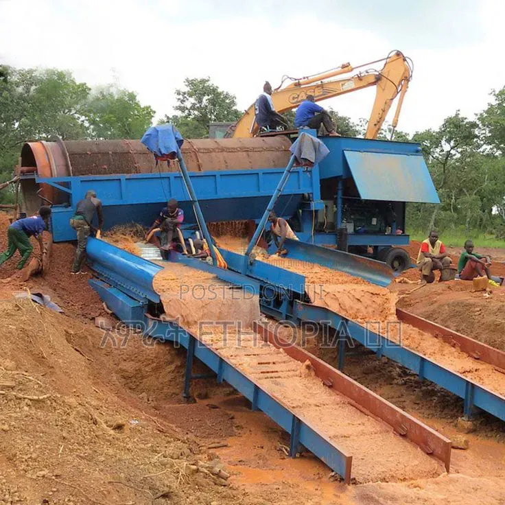 Mobile Gold Trommel Plant