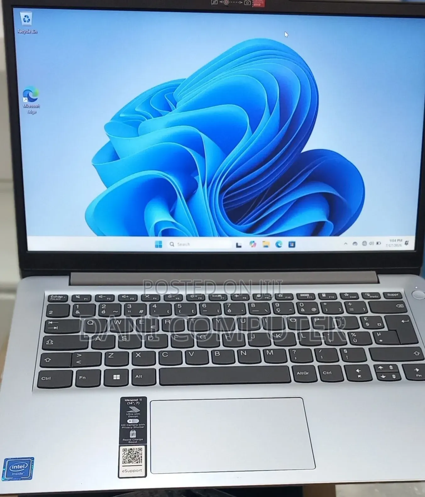 New Laptop Lenovo Ideapad 3 8GB HDD 128GB