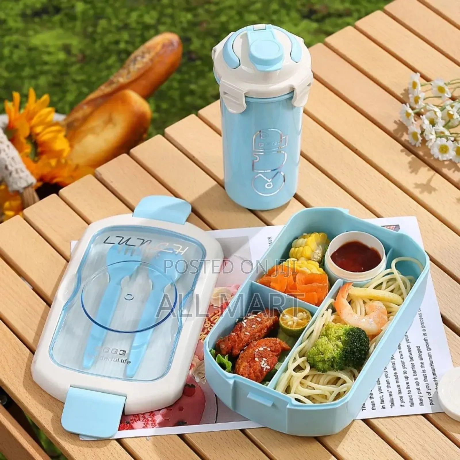Lunch Box With Bottle