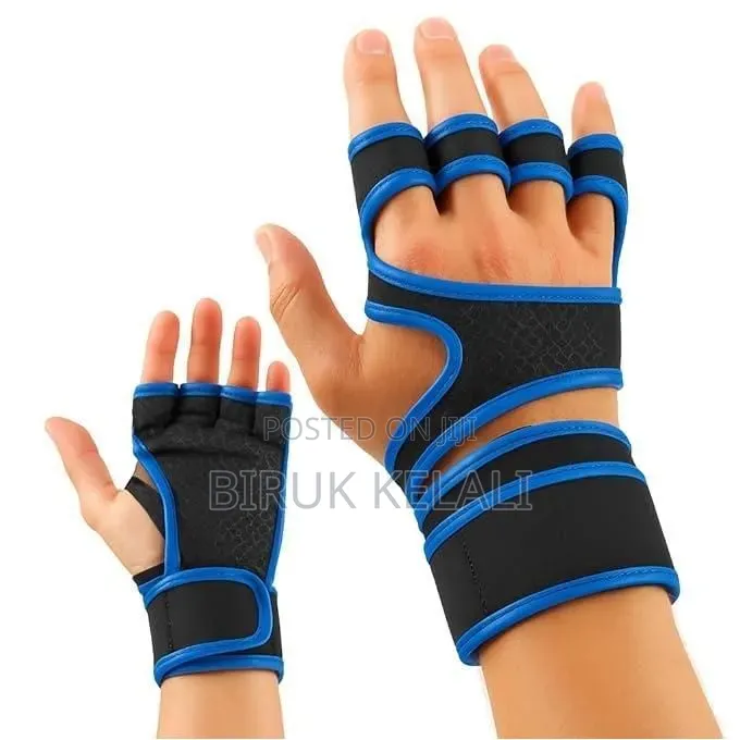 Weight Lifting Gloves With Wrist Wrap Gym Workout Training