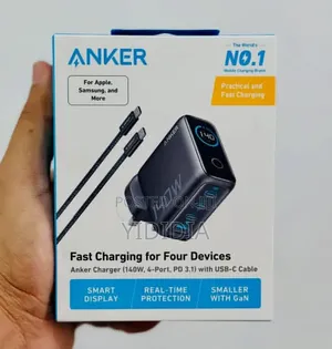 Anker 140W GaN Fast Charger (4-Port, PD 3.1)
