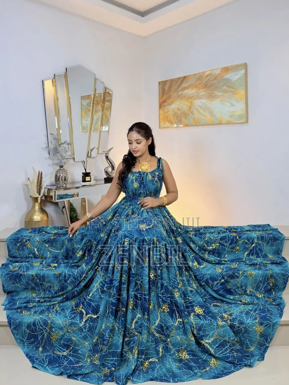 Chiffon Dress Made by Zenbil Chiffon