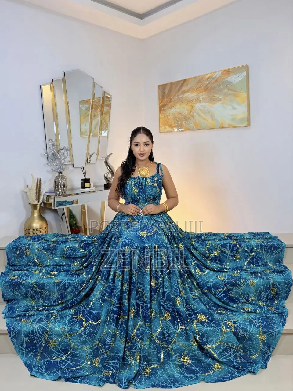 Chiffon Dress Made by Zenbil Chiffon