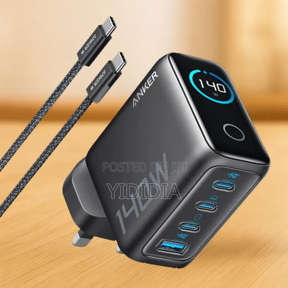 Anker 140W GaN Fast Charger (4-Port, PD 3.1)