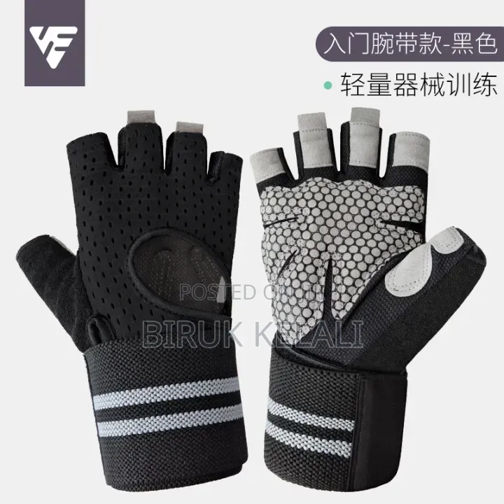 SFFITSummer Thin Fitness Gloves Men Hollow Out Breathable, Non-Slip,