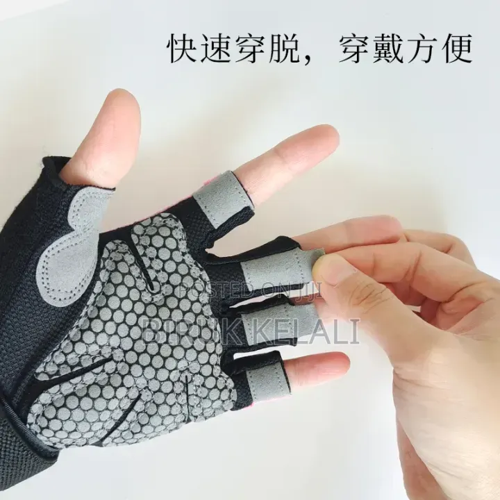 SFFITSummer Thin Fitness Gloves Men Hollow Out Breathable, Non-Slip,