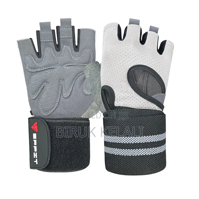 SFFITSummer Thin Fitness Gloves Men Hollow Out Breathable, Non-Slip,