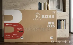 BOSS 75 Inch Smart TV 75 Inch Big Screen Clear Sharp