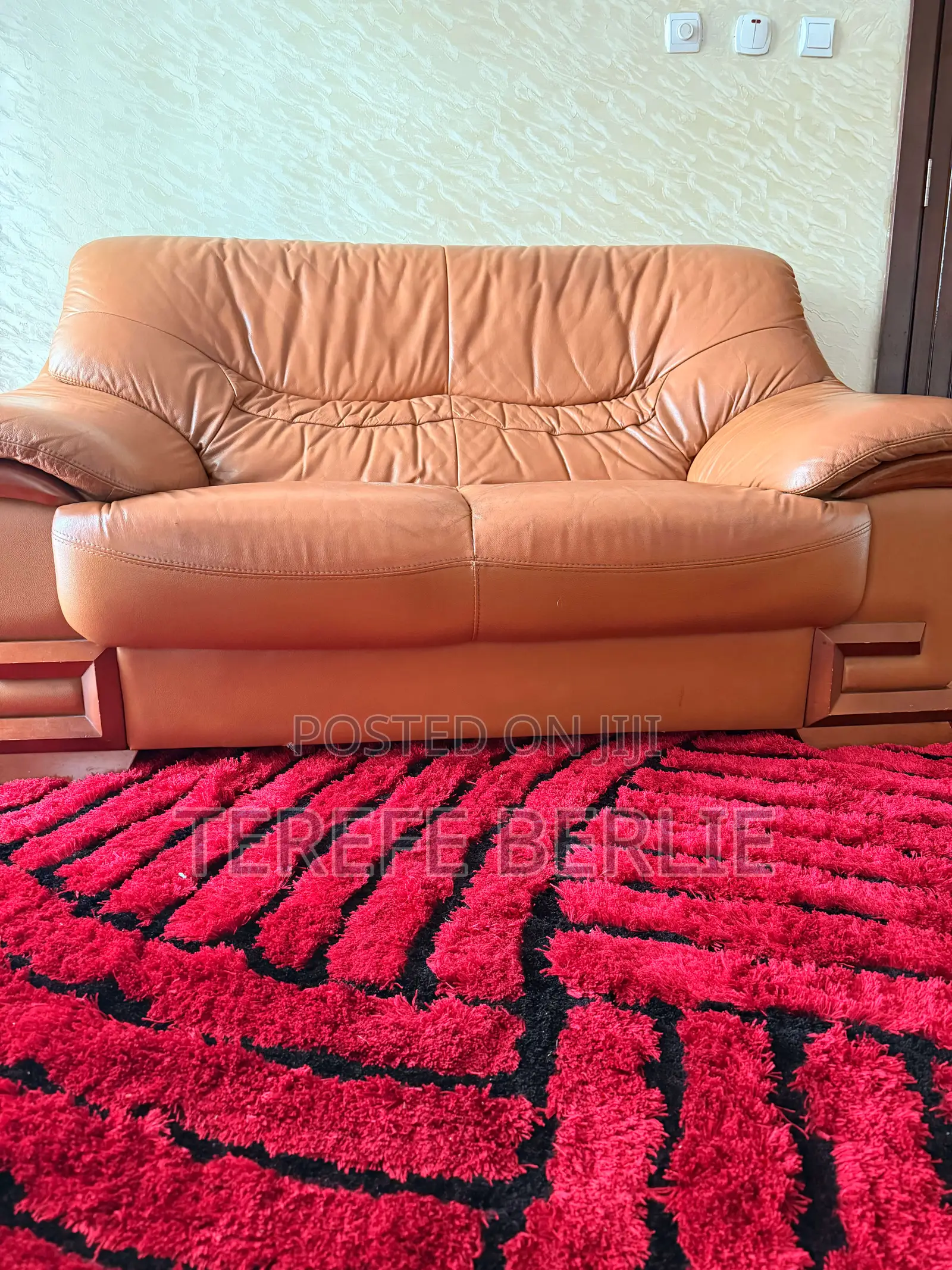 Leather Sofa Set