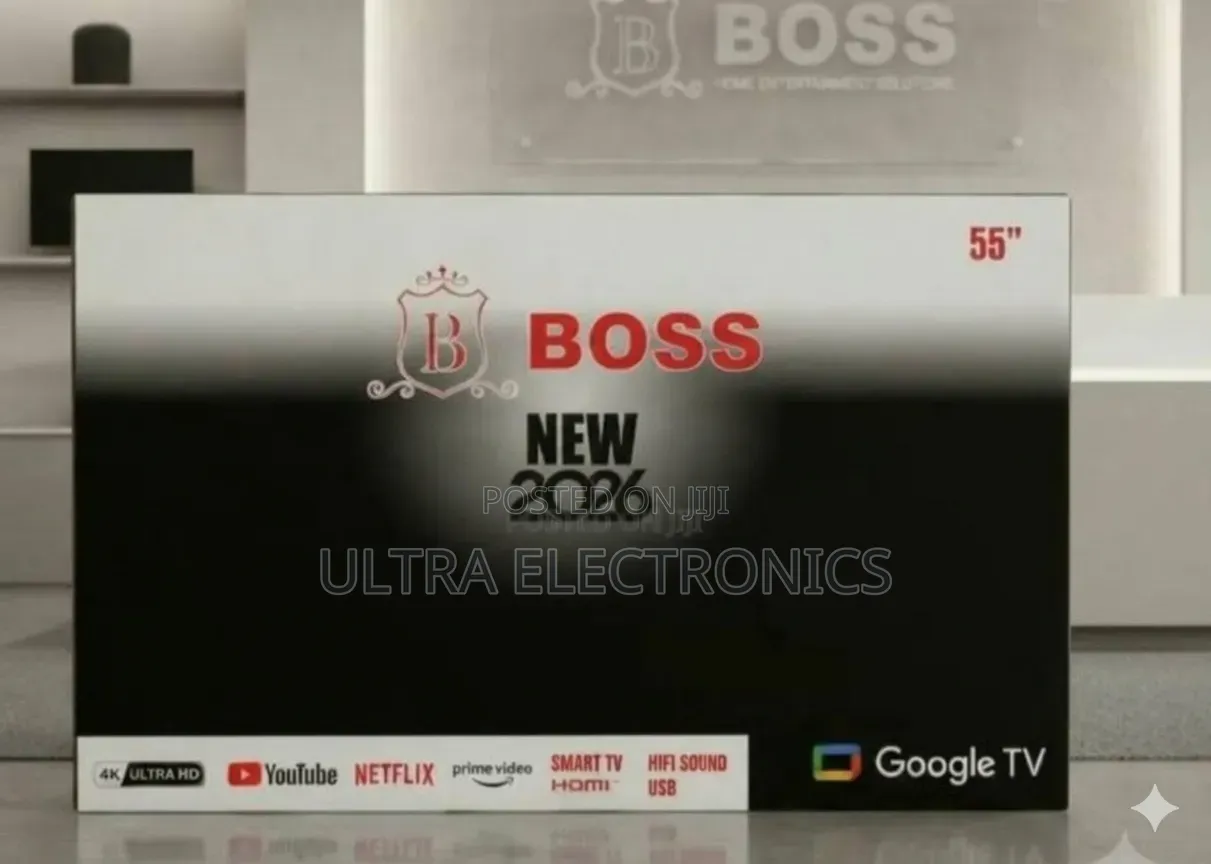 BOSS 55" UHD Android Smart TV – Bring Entertainment Home!