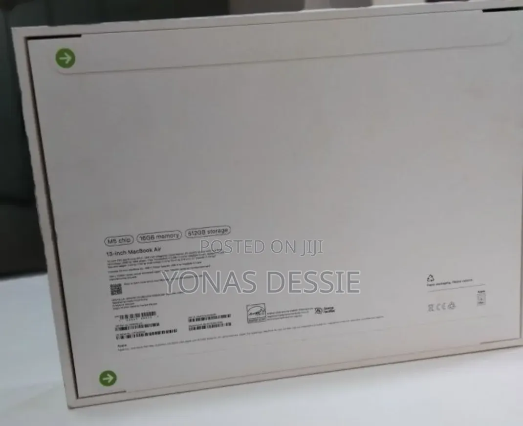 New Laptop Apple MacBook Air 2026 M5 16GB SSD 512GB