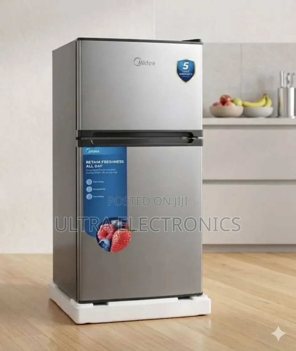 Midea 142l Refrigerator 142l ሰፊ የማስቀመጫ አቅም ጠንካራ የማቀዝቀዣ