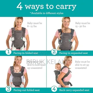 Infantino Cuddle Up Ergonomic Hoodie Carrier, Featuring a Gray Color