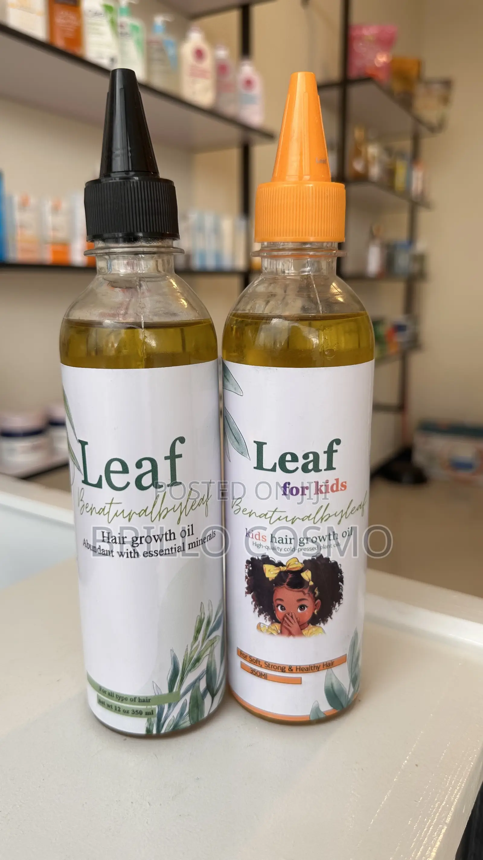Leaf Hair Growth Oil for Both Kids and Adults
