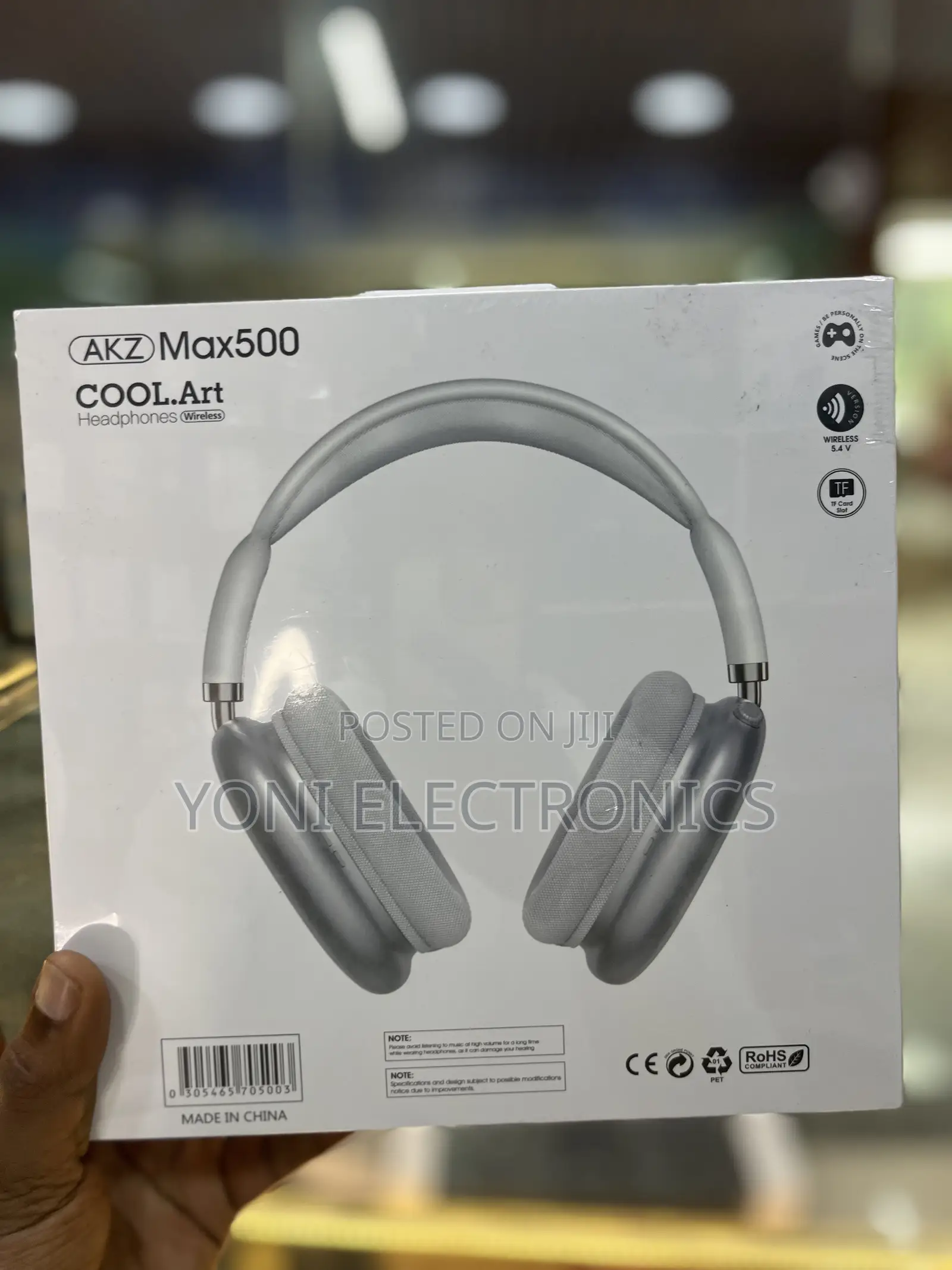 AKZ Max500 COOL.Art Wireless Headphones