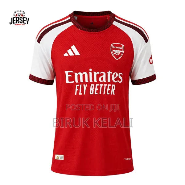 Adidas Arsenal FC 2026/27 Home Jersey, Featuring a Classic Red