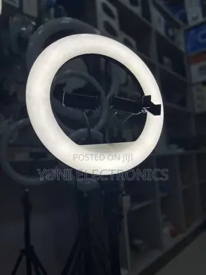 RL-14" LED Soft Ring Light With Phone Holders Remote