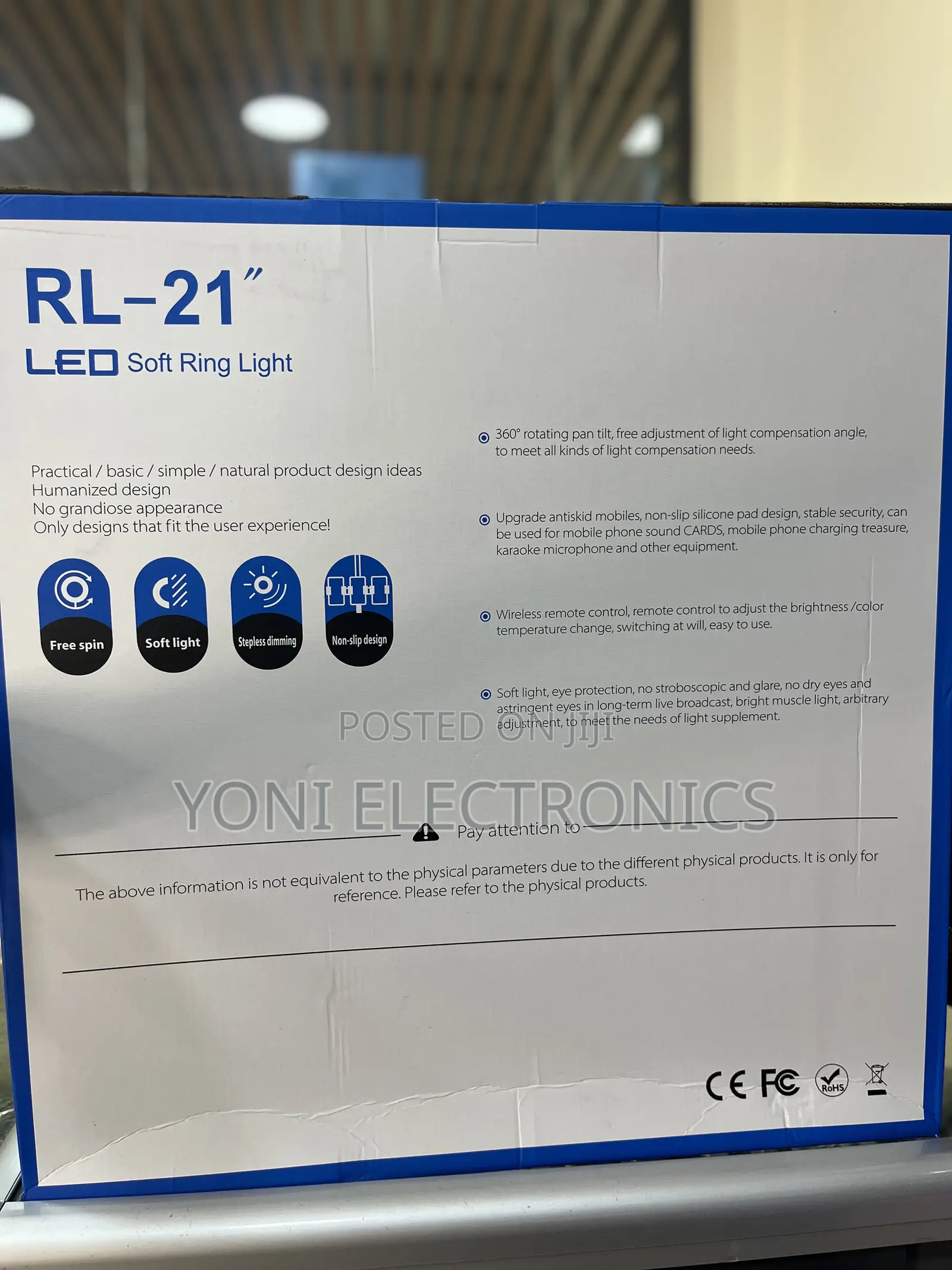 RL-21" Extra-Large LED Soft Ring Light Set
