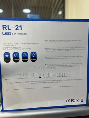 RL-21" Extra-Large LED Soft Ring Light Set