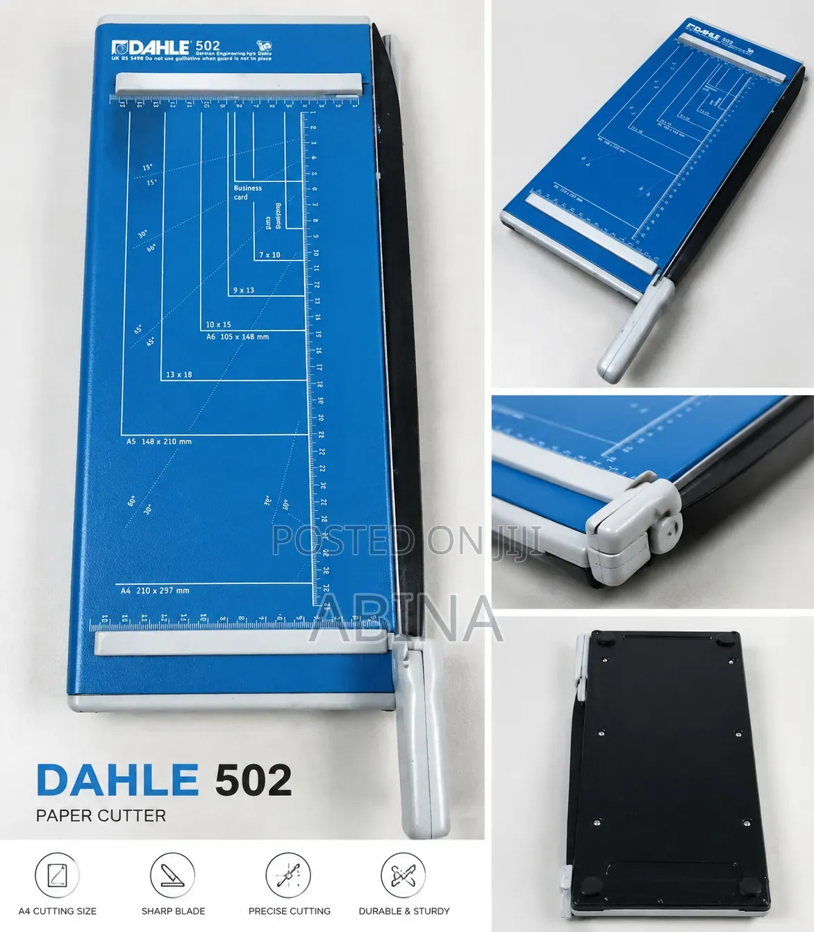Original DAHLE 502 Paper Cutter A4 በጥሩ ሁኔታ