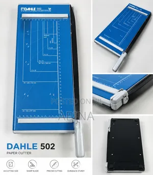 Original DAHLE 502 Paper Cutter A4 በጥሩ ሁኔታ