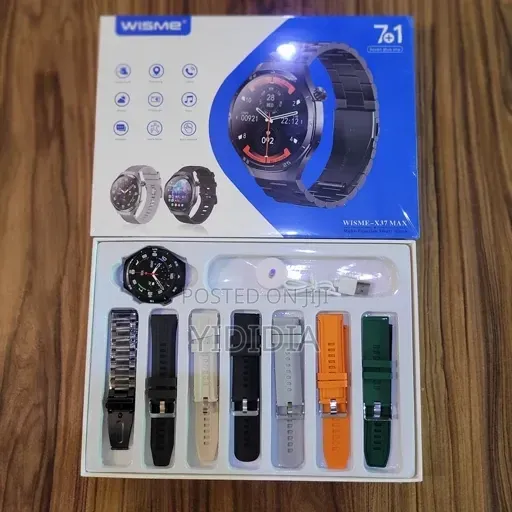 WISME X37 MAX Smartwatch (7-in-1 Strap Set)